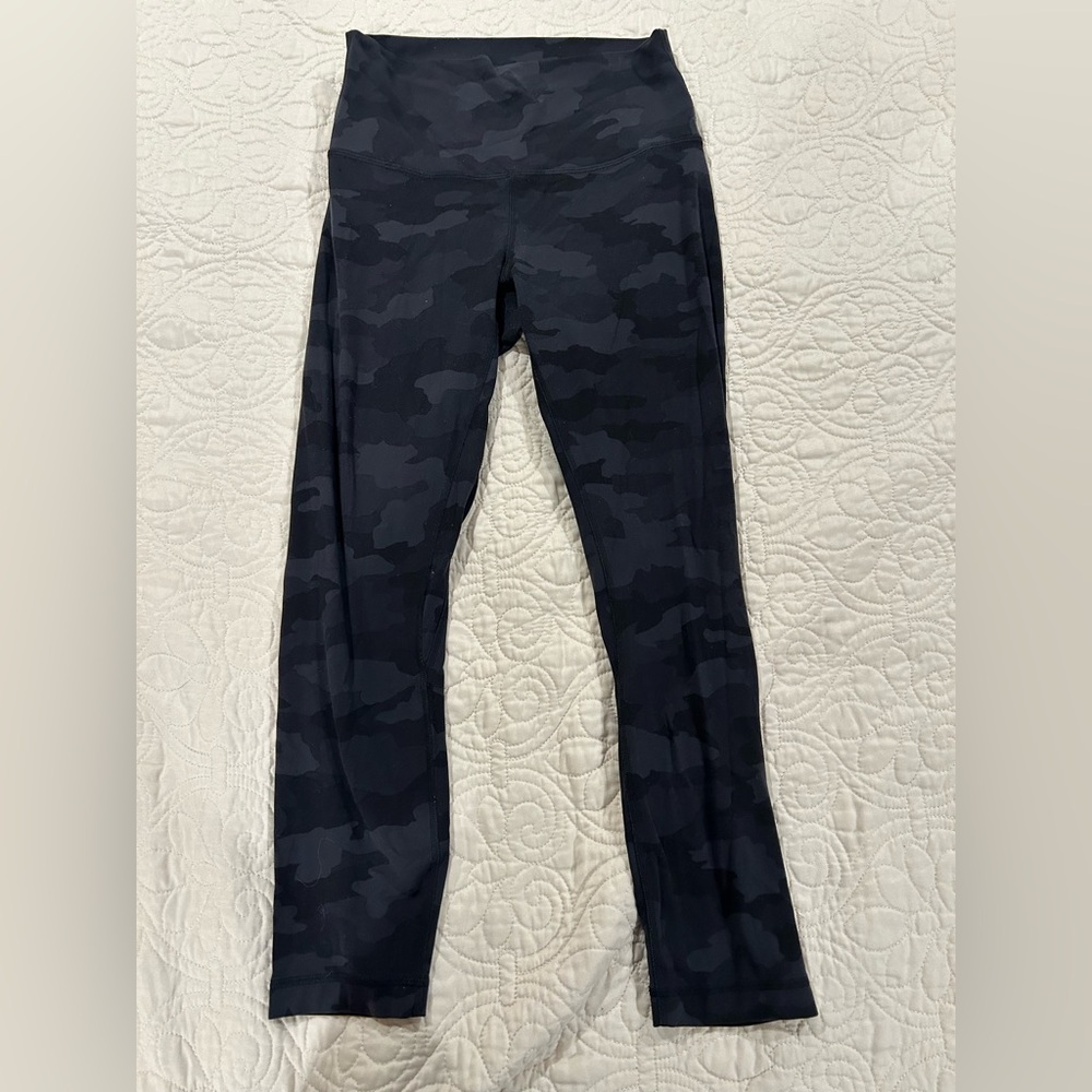 lululemon athletica Black Camo Leggings